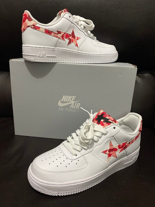 Air force 1 red camo 2025