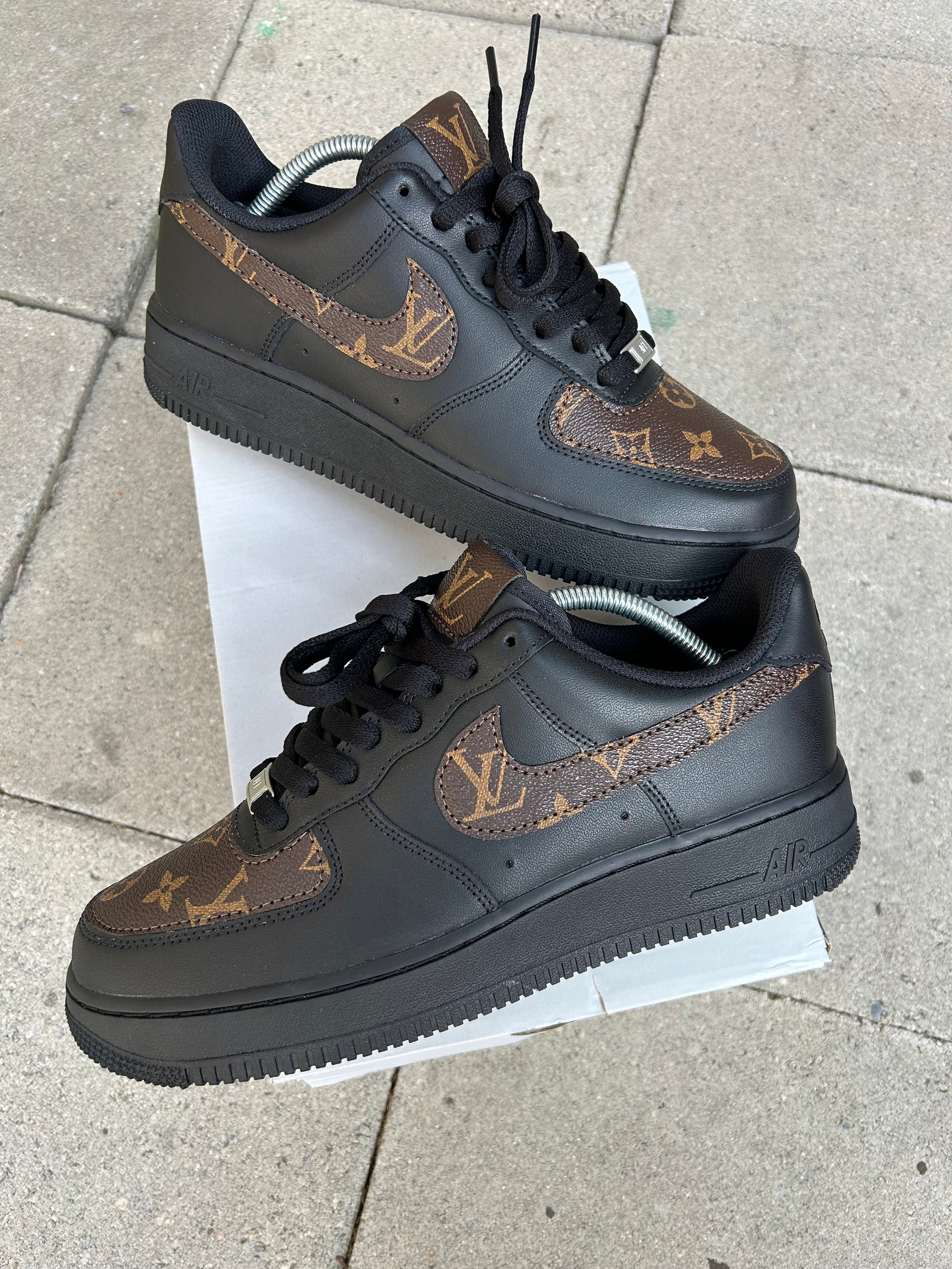 Black AF1 Classic OG CanyonCityCustoms